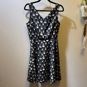 Succulent Patterned Dress